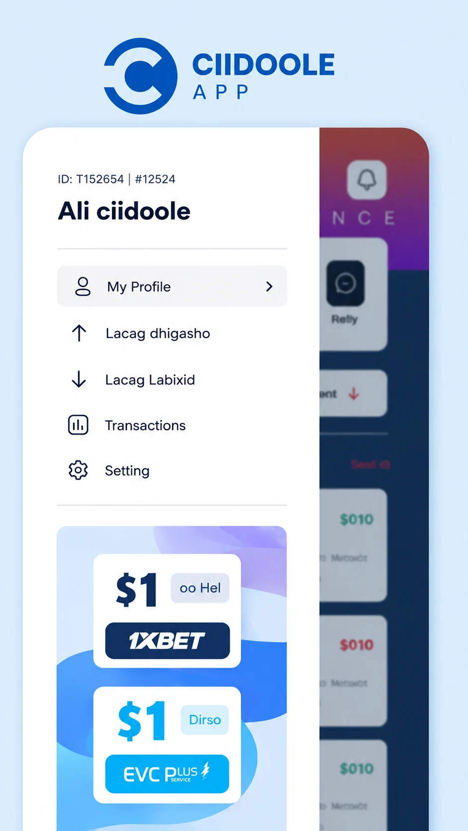 Ciidoole App screenshot